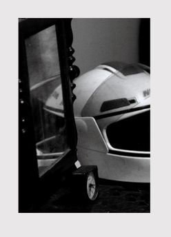 Helmet and mirror